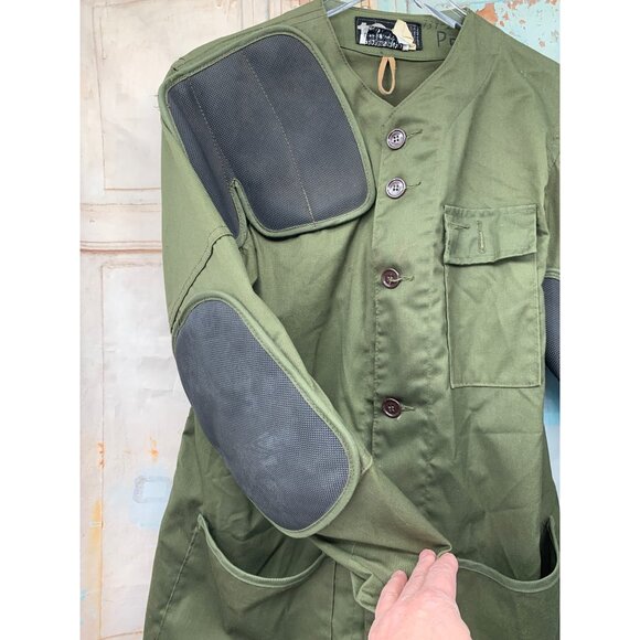 10X Shooters Jacket Size 44 Olive Green Fatigue Marksman Shooting Jacket - Picture 2 of 14
